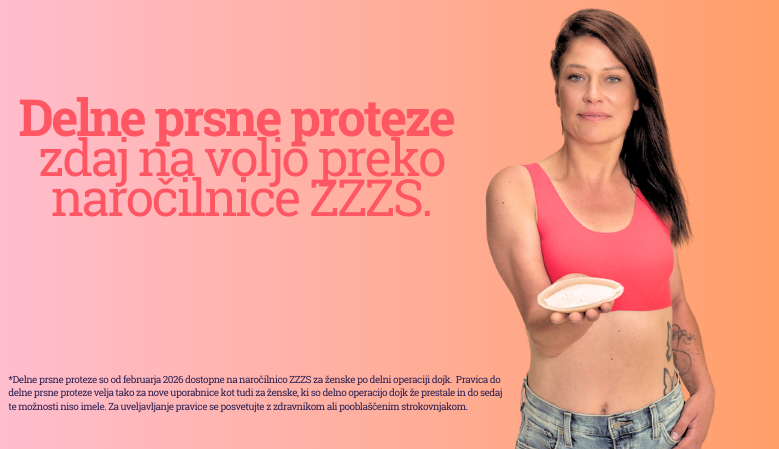 Delne prsne proteze zdaj na voljo preko narocilnice ZZZS.